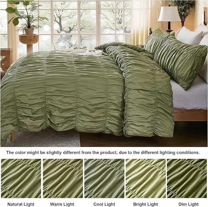 100% Cotton Comforter Set - Queen - 3 Piece