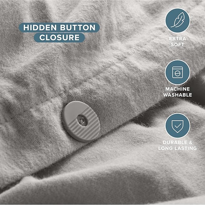 100% Cotton Duvet Cover Set - King