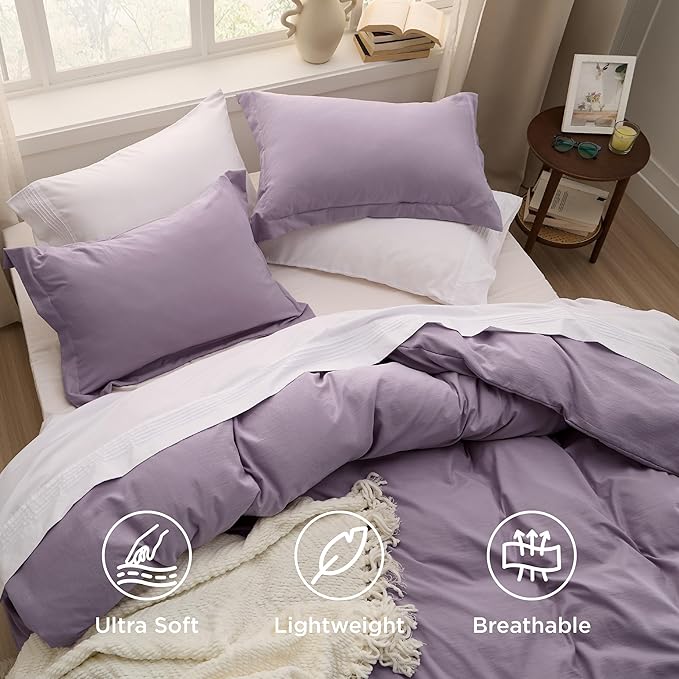 Duvet Cover Set - Queen - 90 x 90 in - 3 Piece