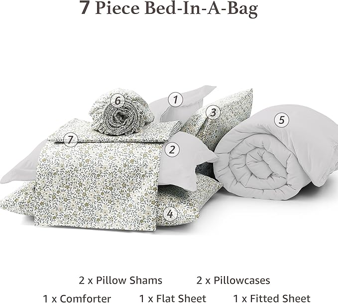 Comforter Set - Full - 7 Piece