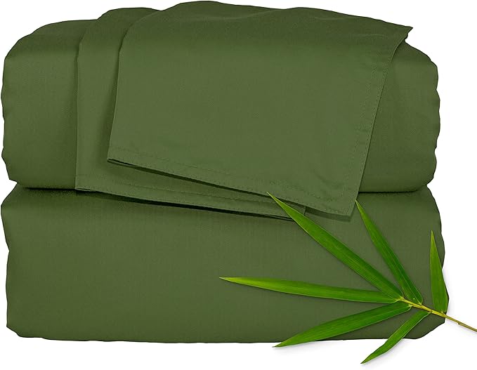 Bamboo Cooling Bed Sheet Set - King - 4 Piece