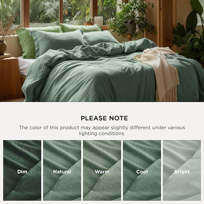 Linen Duvet Cover Set - King