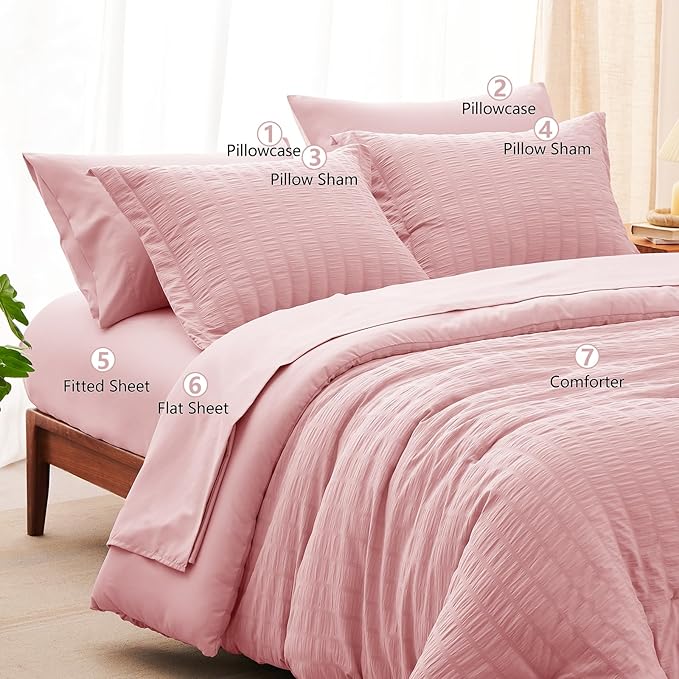 Down Alternative Comforter Set - Full - 7 Piece