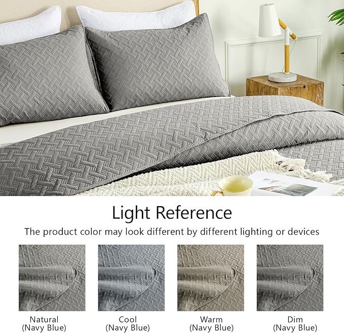 Microfiber Quilt Set - Twin