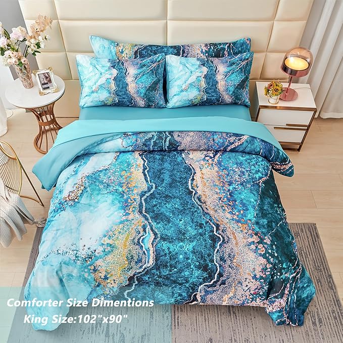 Comforter Set - King - 6 Piece