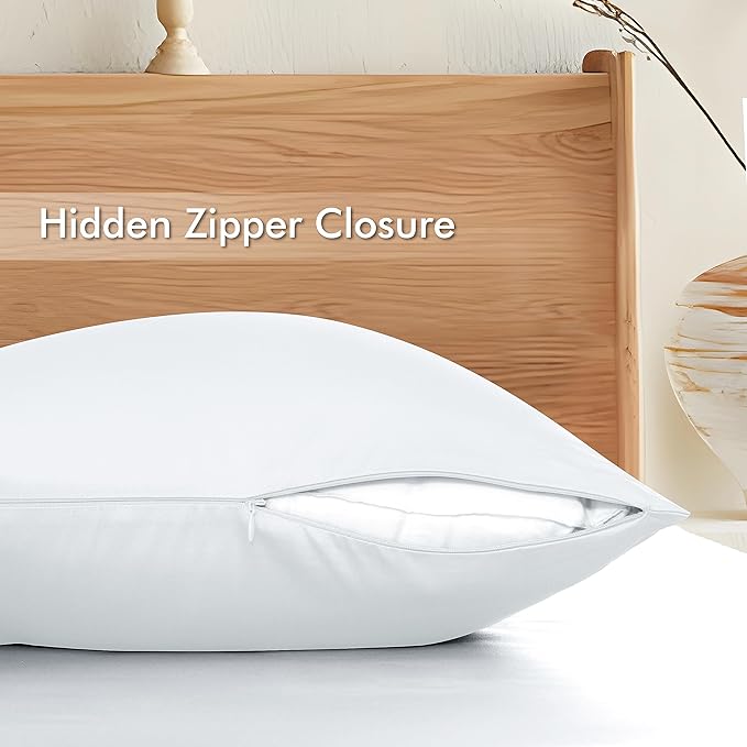 Bamboo Cooling Pillowcase Set - Queen - 2 Pack - 2 Piece