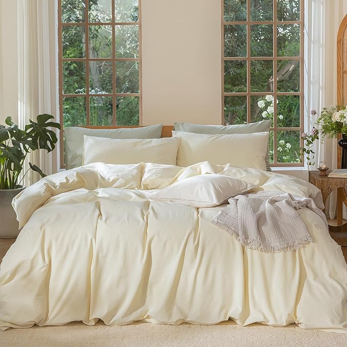 Linen Duvet Cover Set - Queen