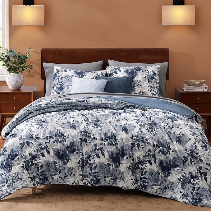 Velvet Comforter Set - Queen - 7 Piece