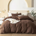 Linen Duvet Cover Set - King - 104 x 90 in - 3 Piece