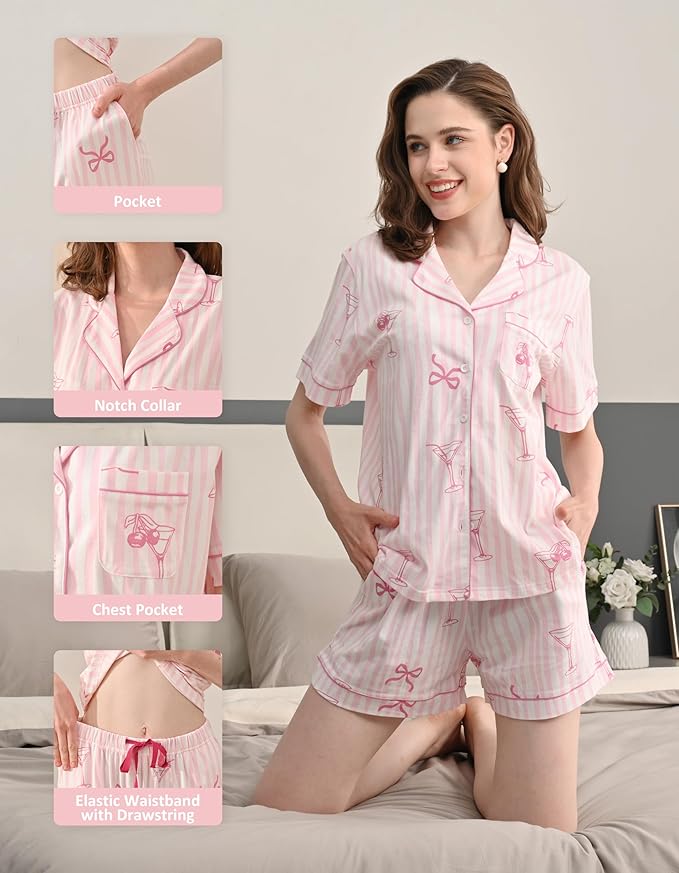 Women's 100% Cotton Pajama Set - 2 Piece