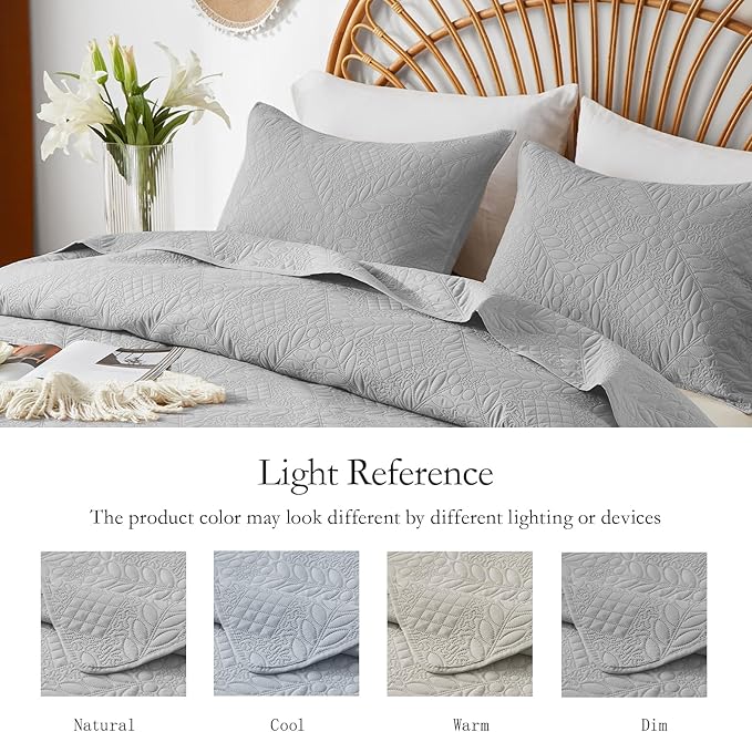 Microfiber Quilt Set - Twin - 2 Piece
