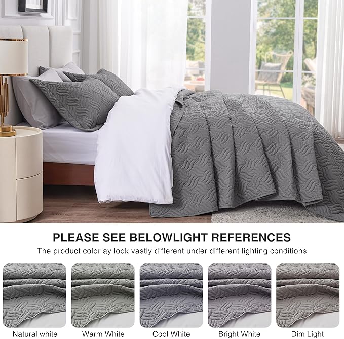 Quilt Set - King - 3 Piece
