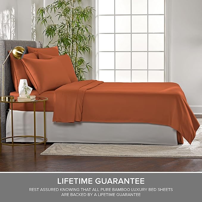 Bamboo Cooling Bed Sheet Set - Split King - 5 Piece