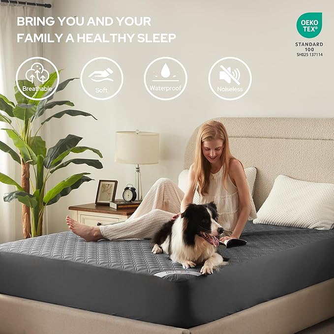 Waterproof Mattress Protector - Full - 2 Pack