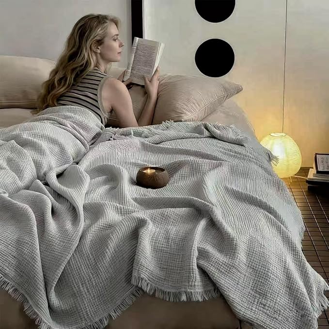 100% Cotton Blanket - Twin