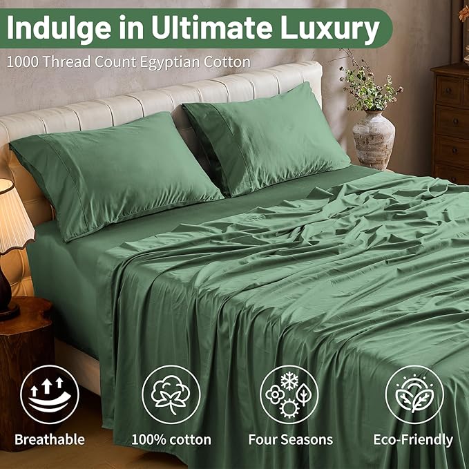Flat Sheet - California King - 16 in Deep Pocket - 4 Piece