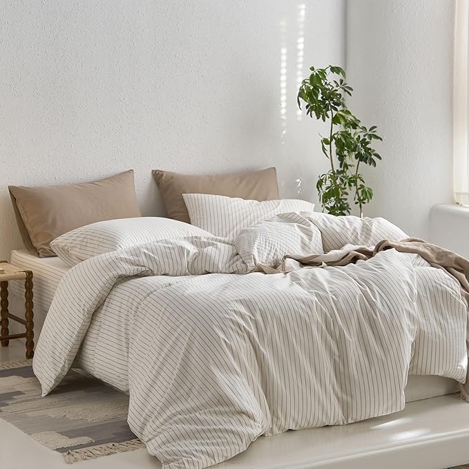 Linen Duvet Cover Set - Queen