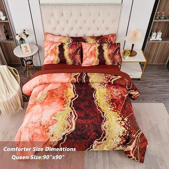Comforter Set - Queen - 6 Piece