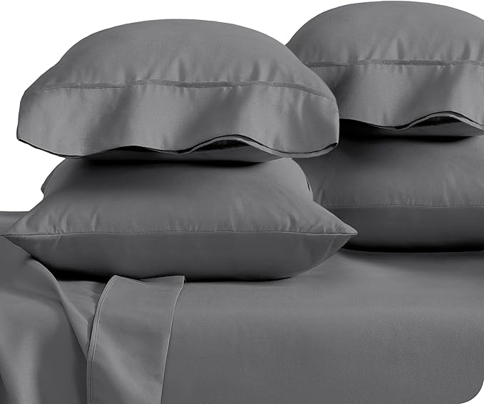 Microfiber Pillowcase Set - King - 4 Pack