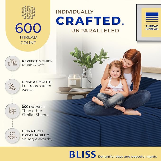 Cooling Bed Sheet Set - Twin - 18 in Deep Pocket - 3 Piece