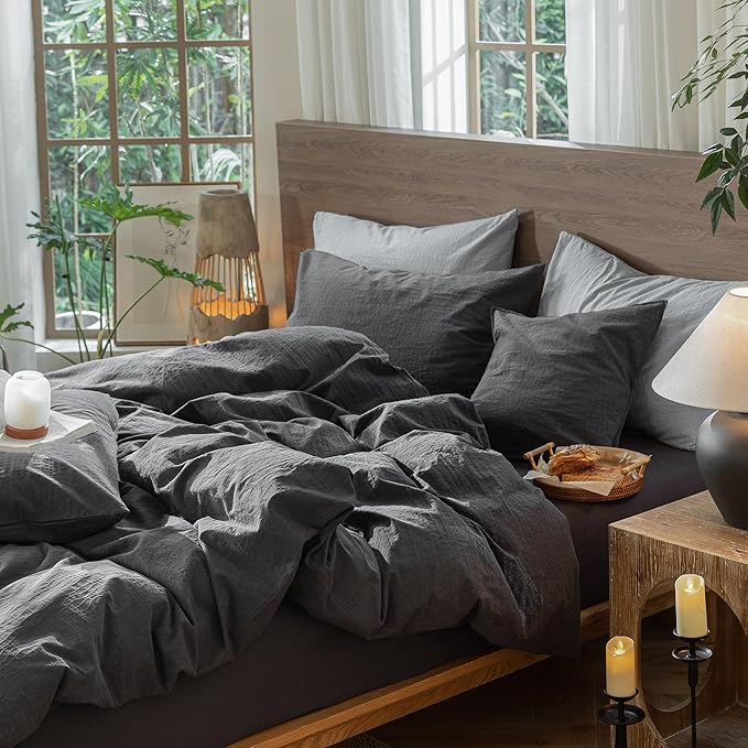 Linen Duvet Cover Set - King