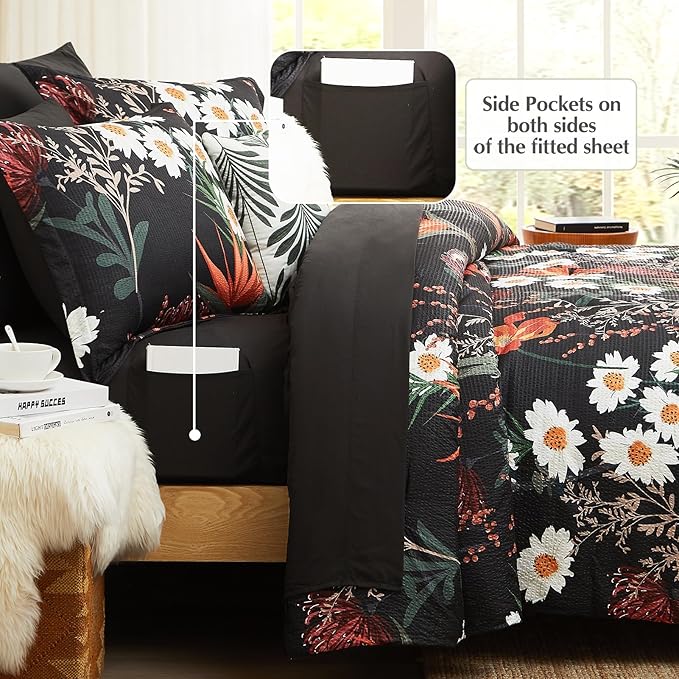 Comforter Set - King - 7 Piece