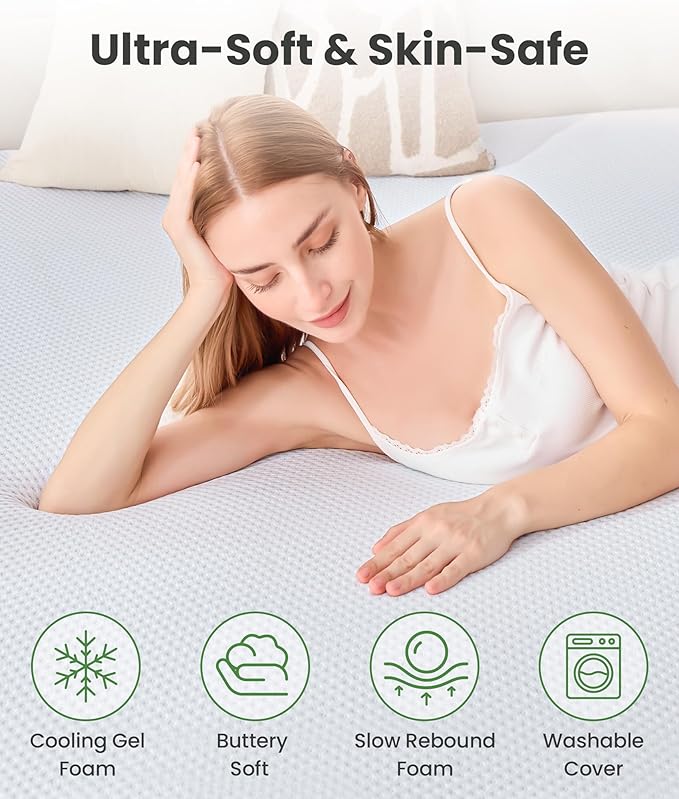 Bamboo Mattress Topper - King