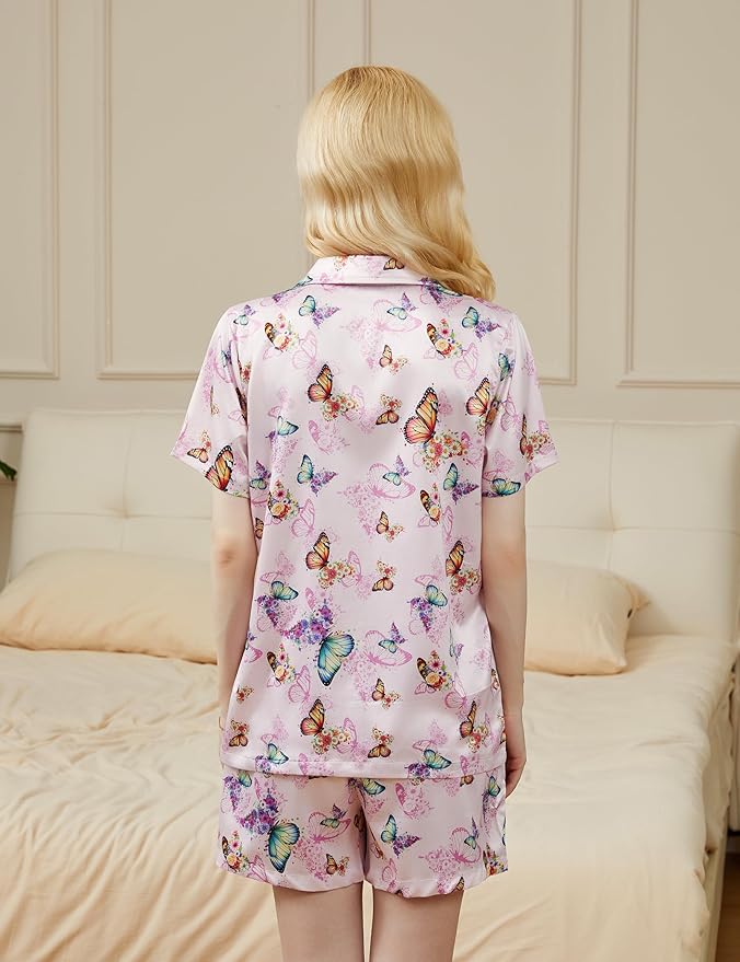Women's Pajama Set - Short Sleeve - 2 Piece