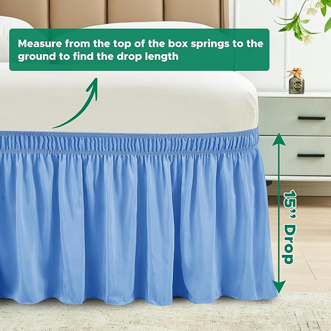 Bed Skirt - Full - 15 in Drop