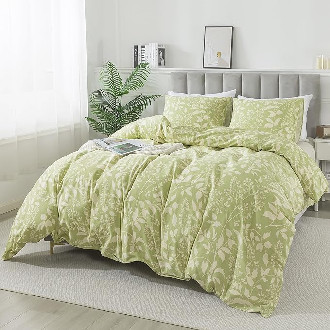 100% Cotton Duvet Cover Set - King - 3 Piece