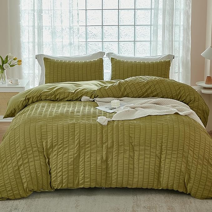 Microfiber Duvet Cover Set - Full - 80 x 90 in - 3 Piece