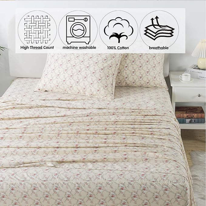 Bed Sheet Set - Twin XL - 4 Piece