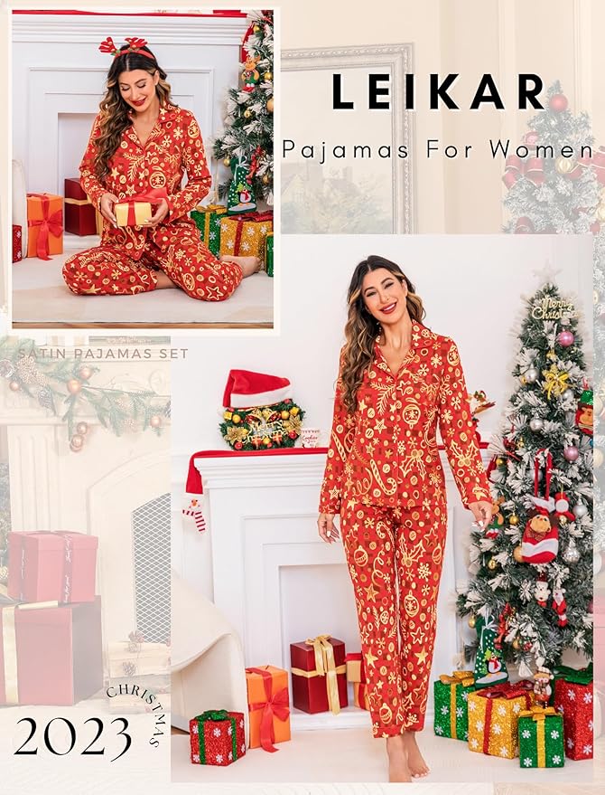 Women's Pants Pajama Set - Long Sleeve - 2 Piece