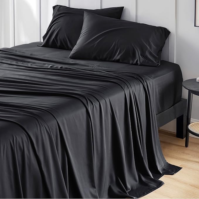 Bamboo Cooling Bed Sheet Set - Queen
