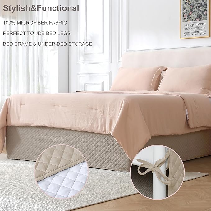 Linen Bed Skirt - Full