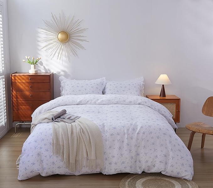 Linen Duvet Cover Set - King - 3 Piece