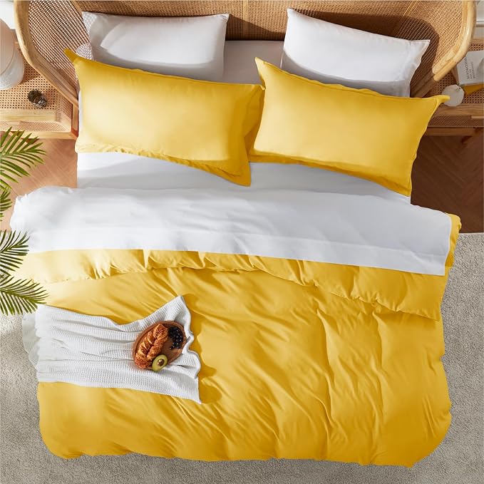 Down Alternative Duvet Cover Set - King - 4 Piece