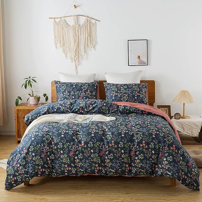 100% Cotton Duvet Cover Set - King - 3 Piece