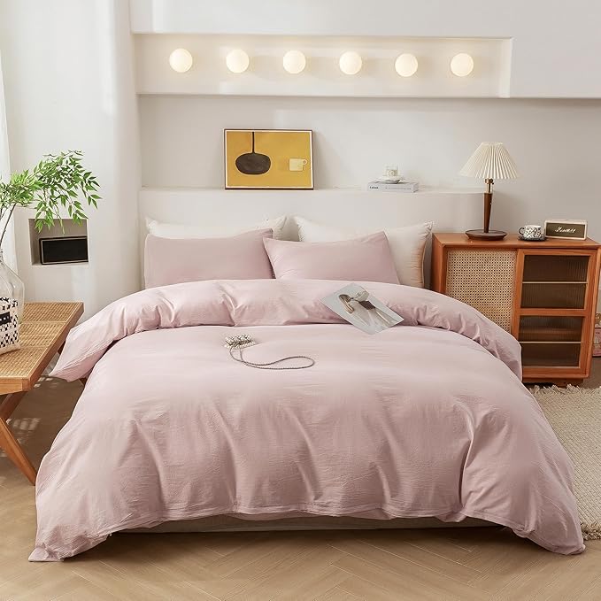 Linen Duvet Cover Set - Full - 3 Piece
