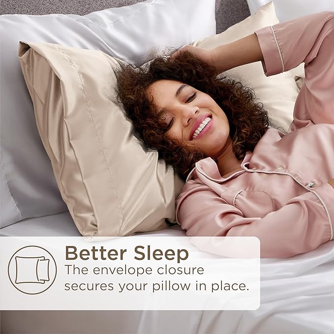 Satin Pillowcase Set - Queen - 20 x 30 in - 4 Pack