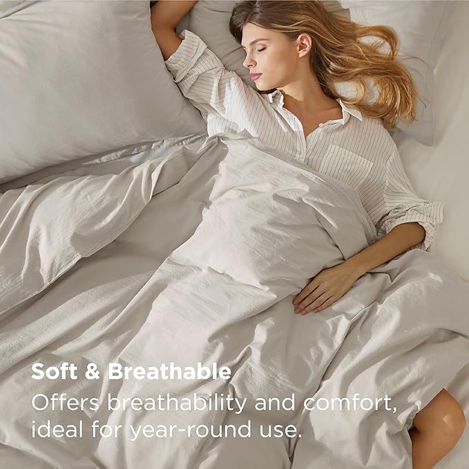 Linen Duvet Cover Set - King