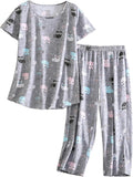 Women's Capri Pajama Set - 2 Piece