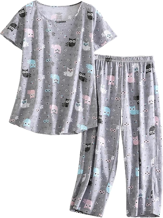 Women's Capri Pajama Set - 2 Piece