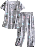 Women's Capri Pajama Set - 2 Piece