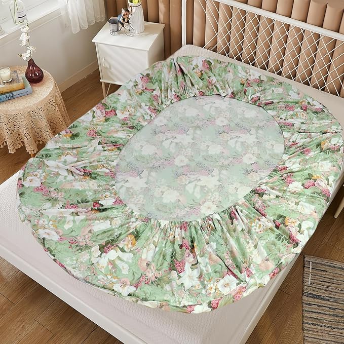 100% Cotton Bed Sheet Set - California King - 4 Piece