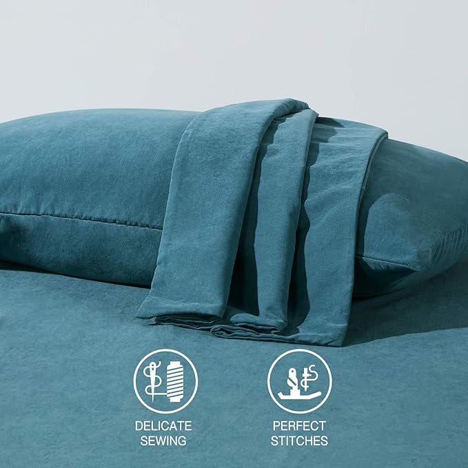 Microfiber Pillowcase Set - Queen - 20 x 30 in - 2 Pack - 2 Piece