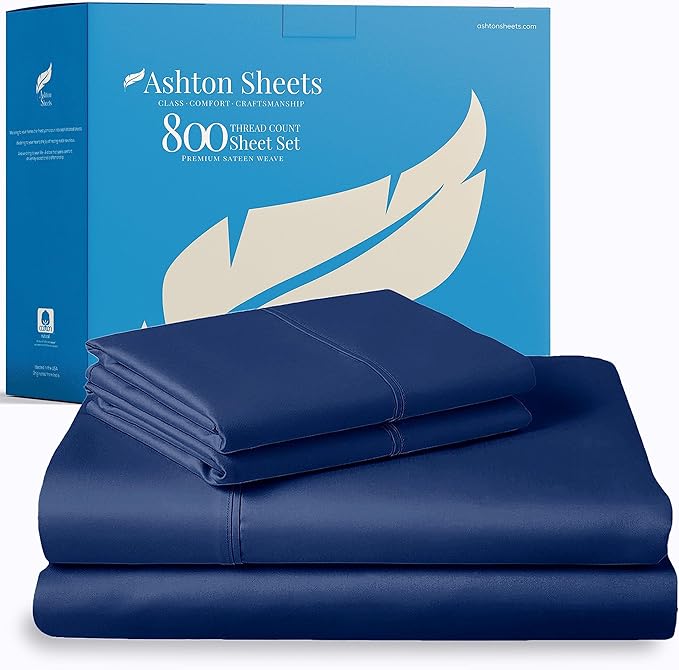Cooling Bed Sheet Set - California King - 16 in Deep Pocket - 4 Piece