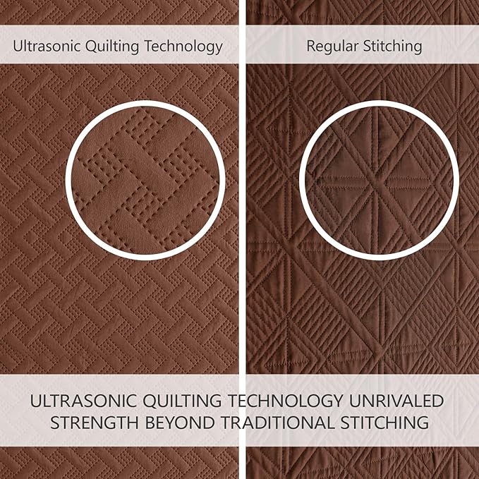 Microfiber Quilt Set - Queen