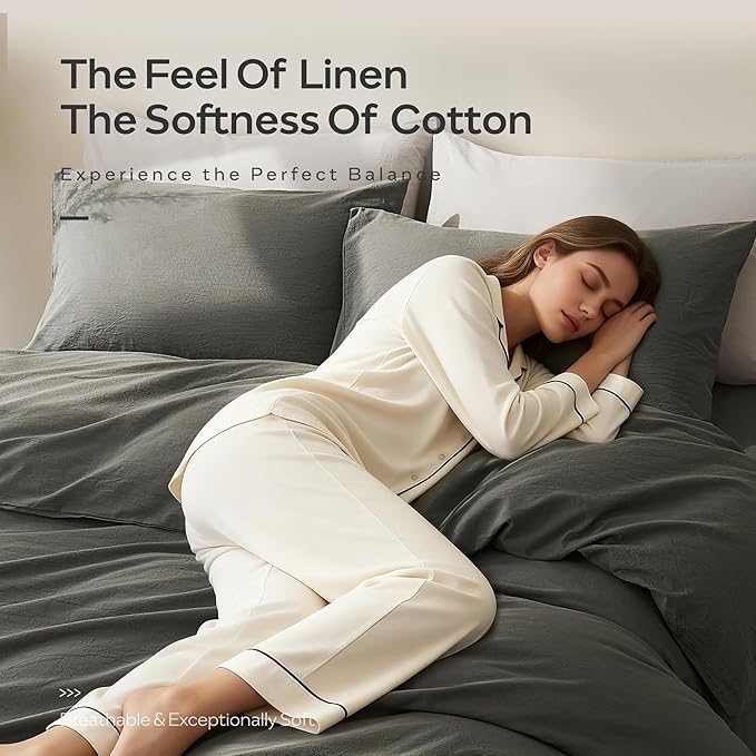 Linen Duvet Cover Set - King