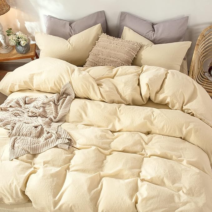 Linen Duvet Cover Set - Queen
